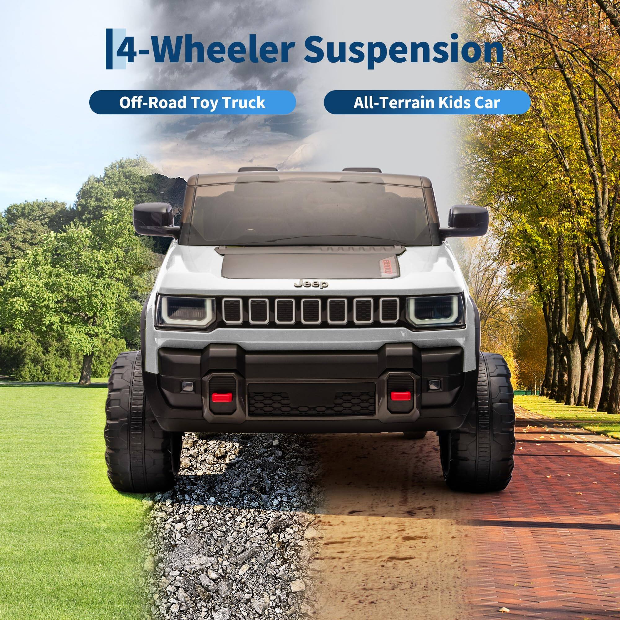 4-Wheeler Suspension  
Off-Road Toy Truck  
All-Terrain Kids Car