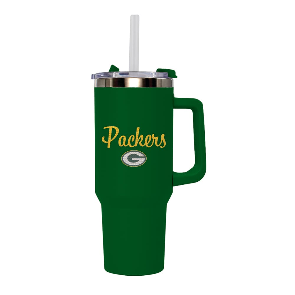 The Memory Company - Bay Packers 40oz. Single Hit Bling Tumbler - Green price history on PriceWatchPro