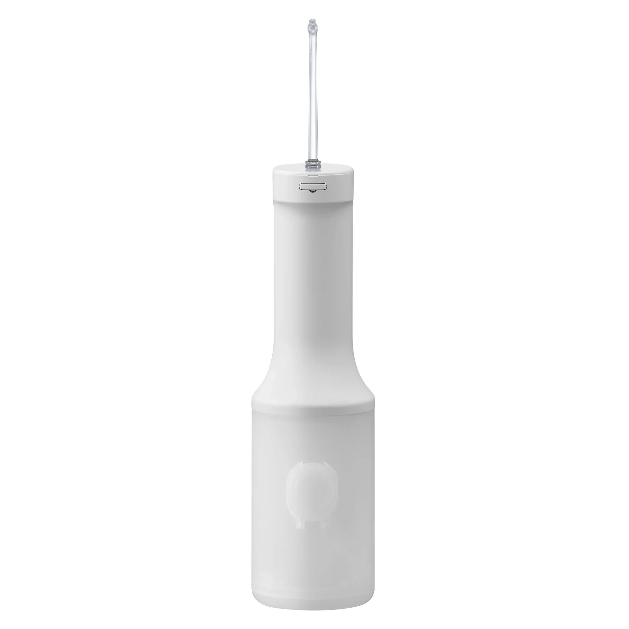Front. Panasonic - Cordless Water Flosser with Ultrasonic Cleaning, Dishwasher Safe Tank - White.