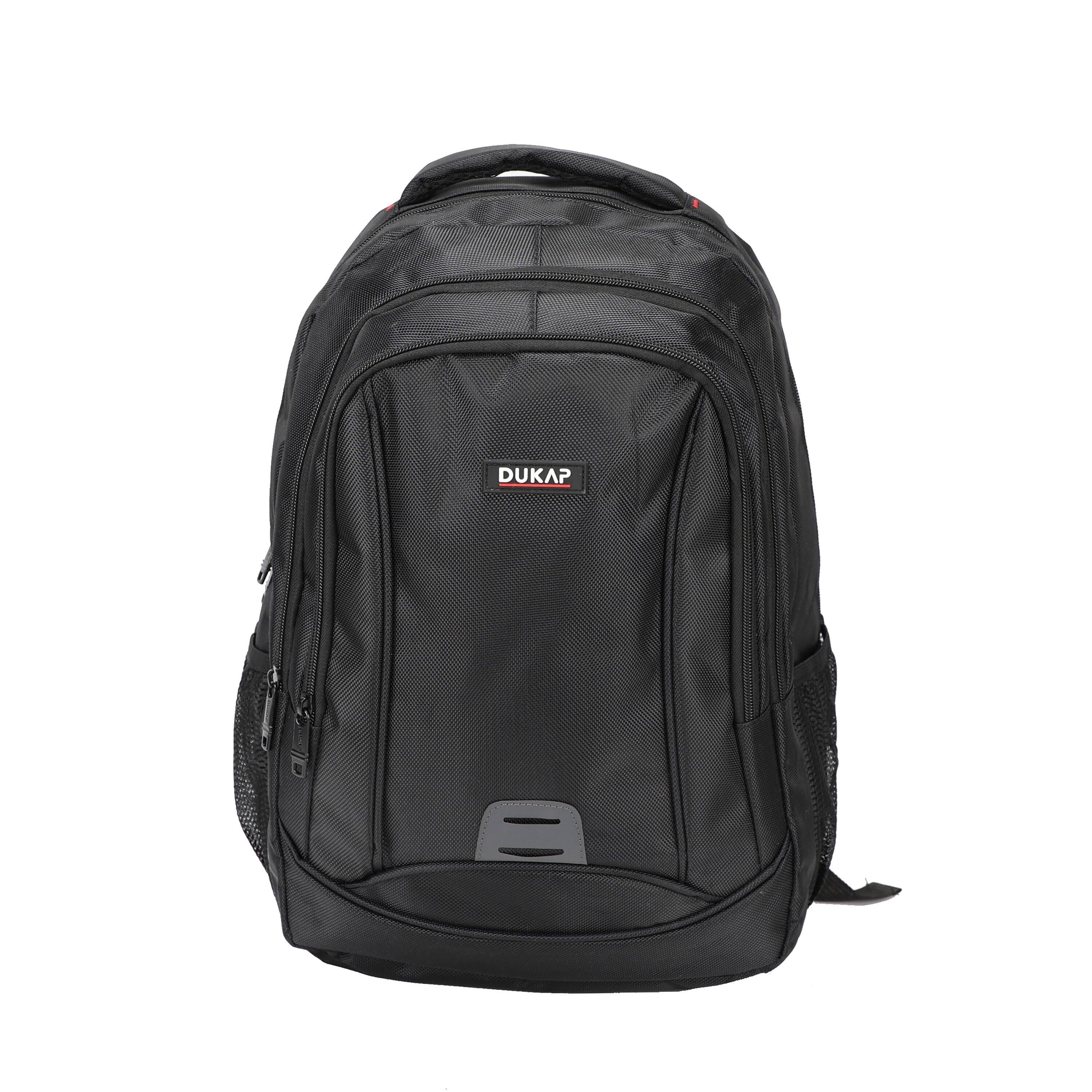 Left. DUKAP - NORIC Executive Backpack for Laptops up to 15.6''-Inches - BLACK.