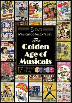 Front. The Golden Age of Musicals (17 Classic Films) - DVD.