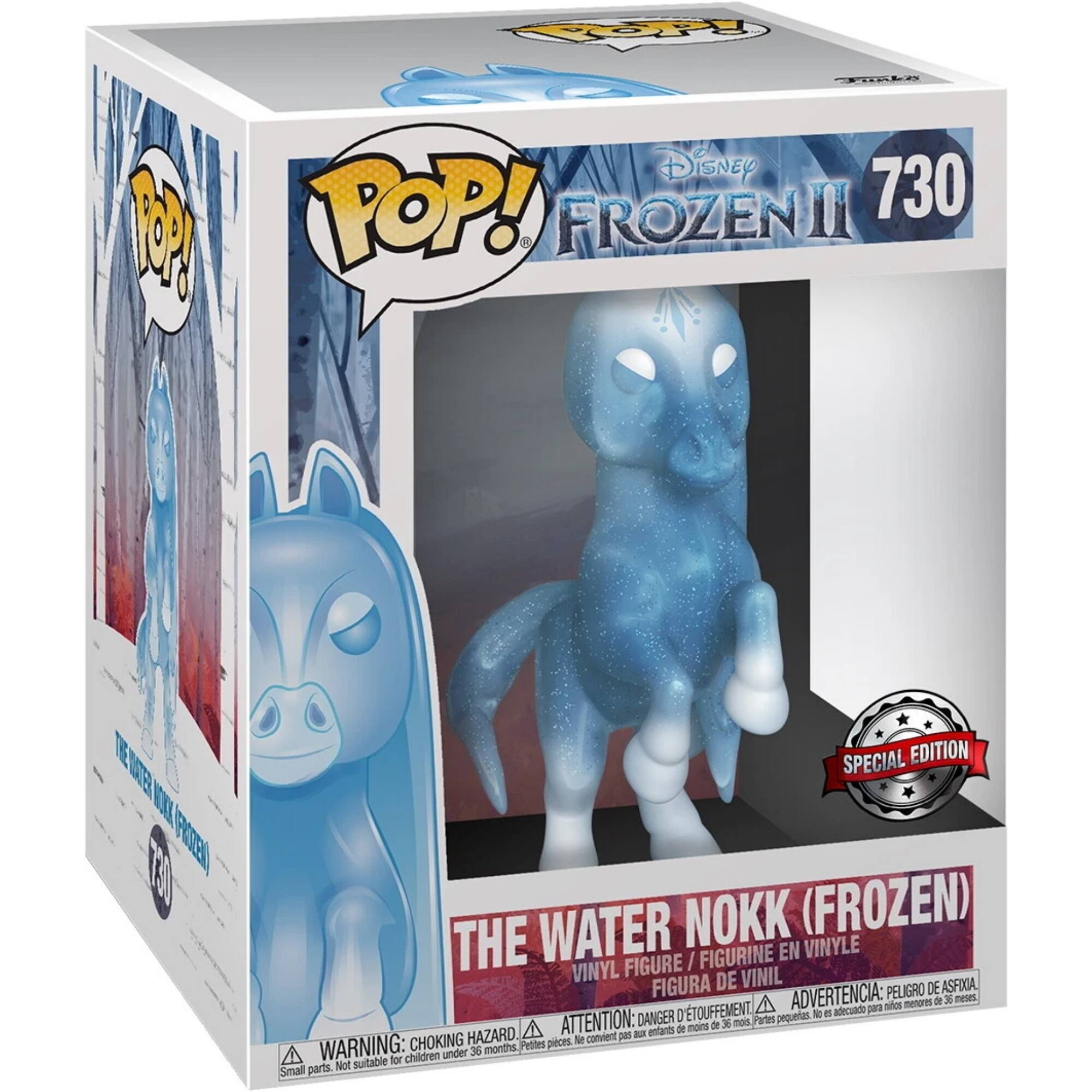 Disney POP! FROZEN II 730 P TE 0EL FEN SPECIAL EDITION WATER NOKK (FROZEN) THE VINYL FIGURE / FIGURINE EN VINYLE FIGURA DE VINIL DE ASFOIA ADVERTENCIA: PELIGRO DE ASFIXIA. ATTENTION: DANGER D'ETOUFFEMENT. WARNING: CHOKING HAZARD - Small parts. Not suitable for children under 36 months.