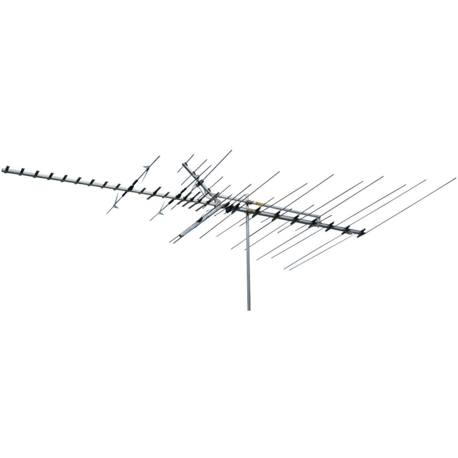Front. Winegard - Winegard Hd8200u Platinum Series Hd8200u Hdtv Deep Fringe Antenna With Up To 65-mile Range - Silver.