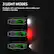 3 LIGHT MODES
Flashlight, SOS, and Strobe for added visibility and emergency signaling
