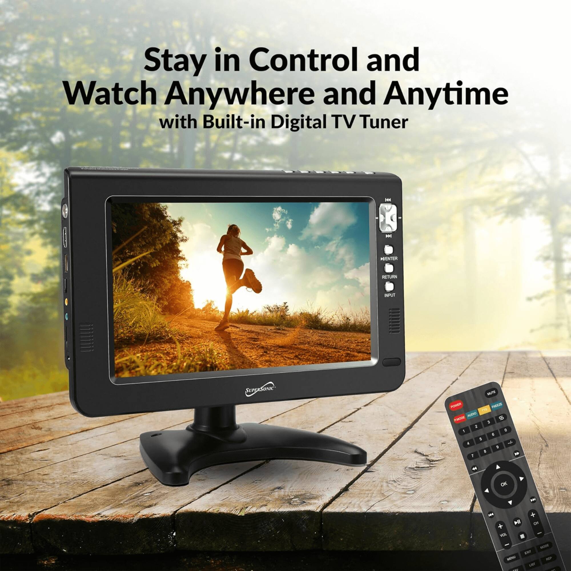 Stay in Control and Watch Anywhere and Anytime with Built-in Digital TV Tuner