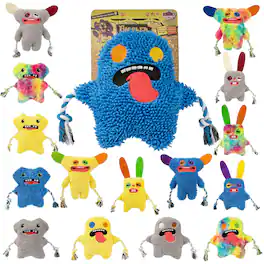 ZURU - Fuggler 8-Inch Rope Dog Toy | One Random Color and Character - Multi-Colored