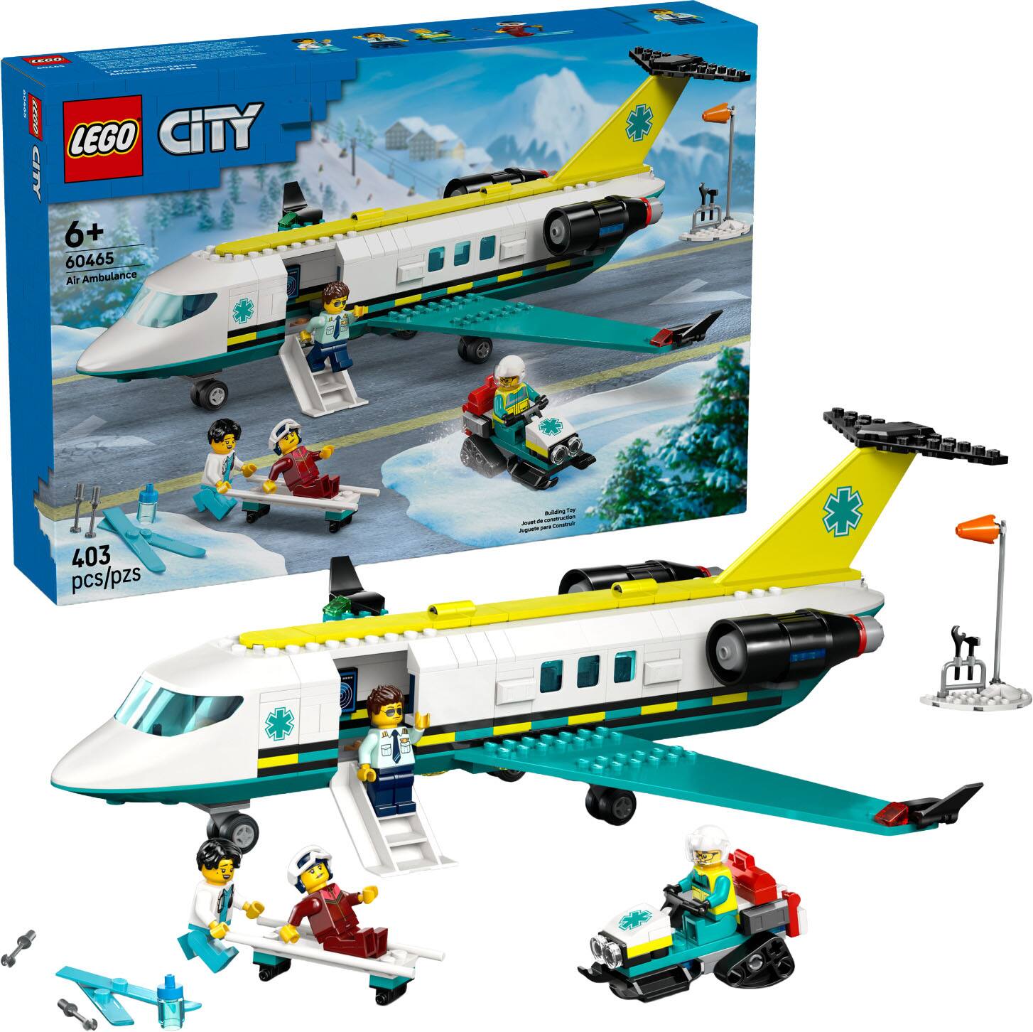 LEGO - City Emergency Air Ambulance Airplane Toy 60465