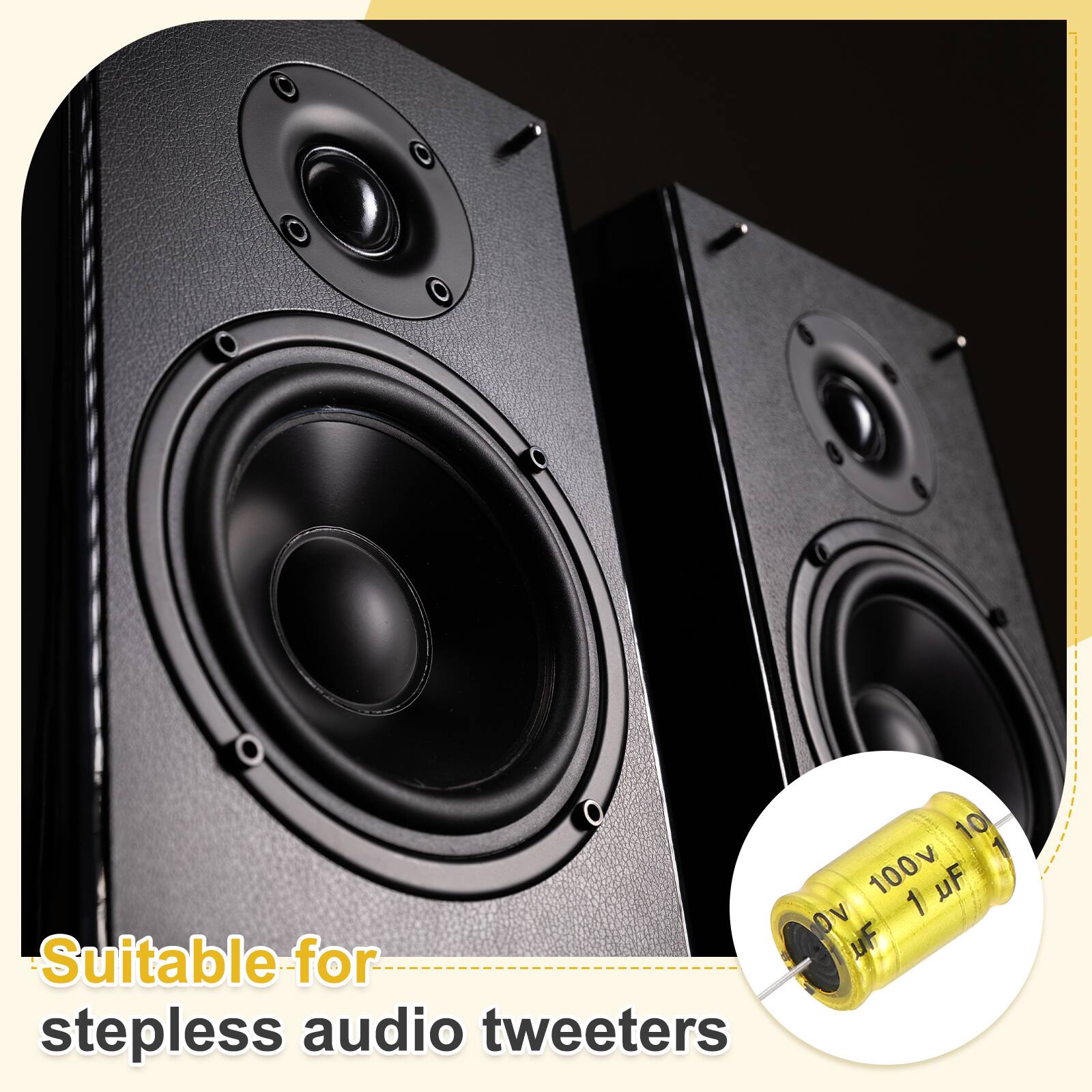 10 100v uF 1 Suitable for stepless audio tweeters