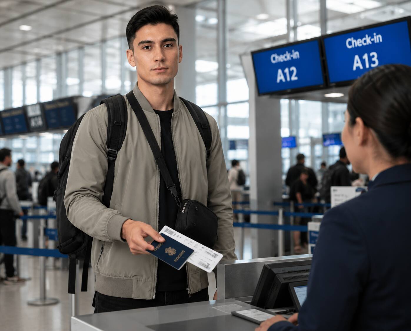 Check-in A12  
Check-in A13