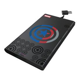 Keyscaper - Marvel Sigil 5000mAh Flat Powerbank - Captain America
