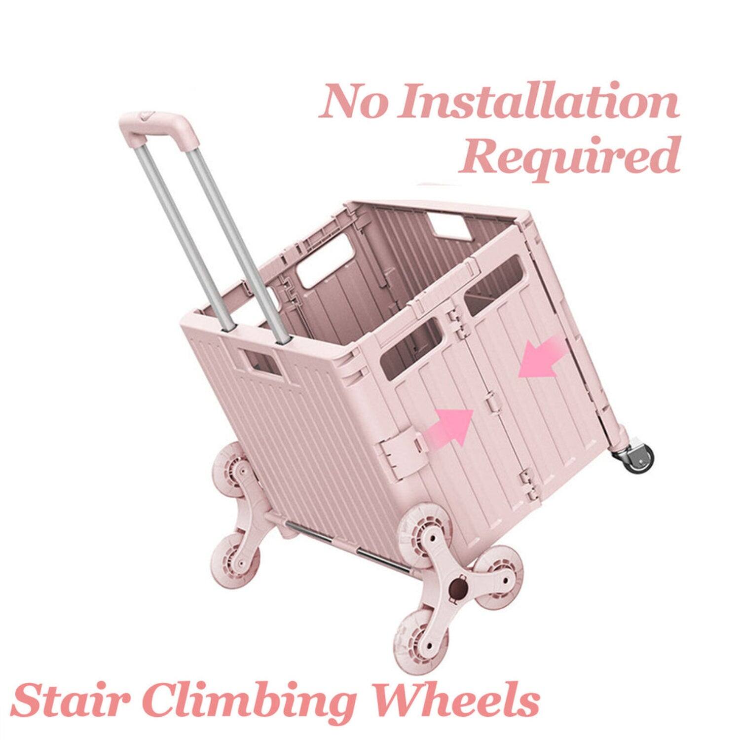 No Installation Required  
Stair Climbing Wheels