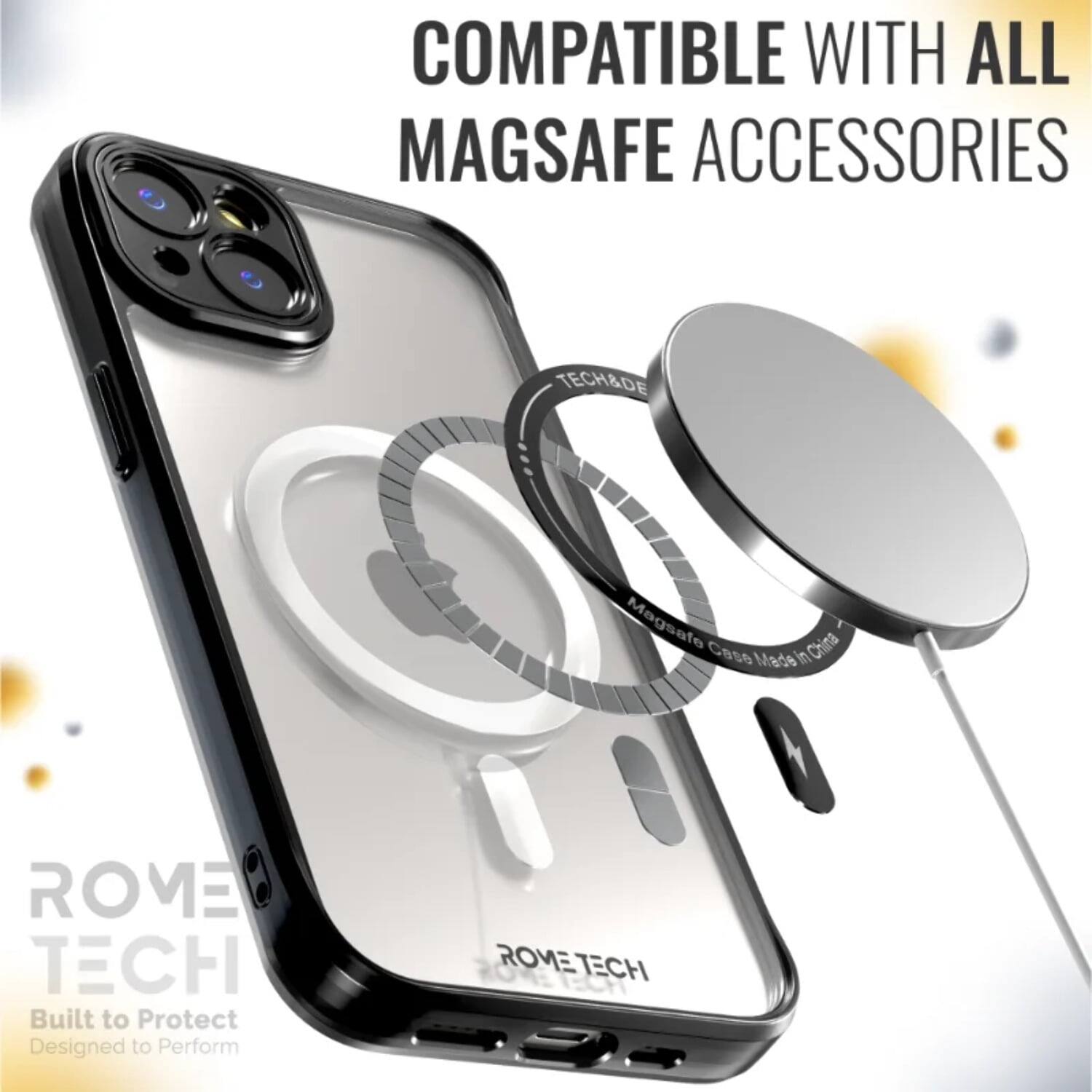 COMPATIBLE WITH ALL MAGSAFE ACCESSORIES

TECH&DE Magsafe China Case Made in ROME TECH

Built to Protect Designed to Perform

ROME TECH