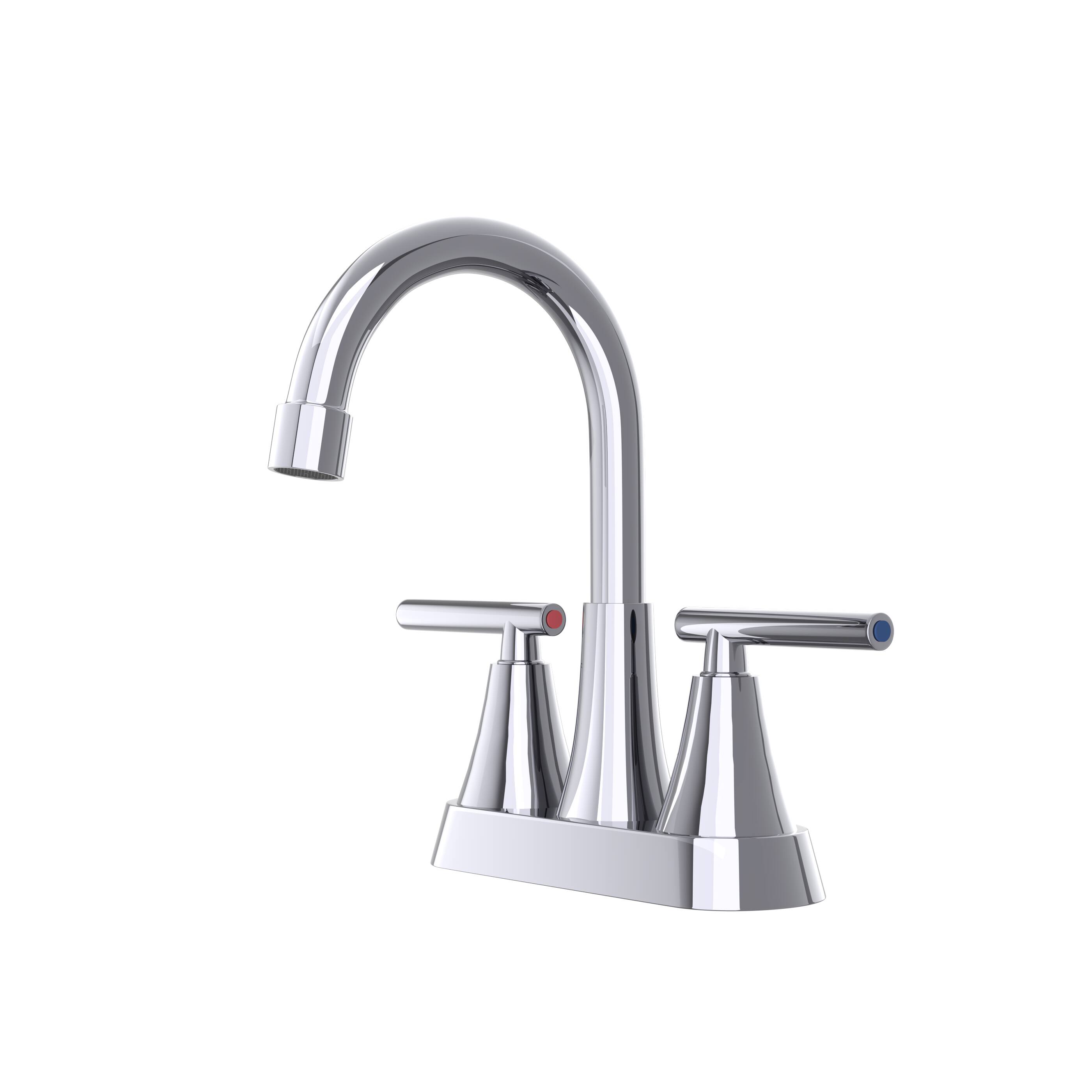 Alt View 3. Bothwa Home - Bothwa Home BF-SL046B14-CH 8 - Inch Callista Two Handle Bathroom Faucet in Chrome Finish - Chrome.