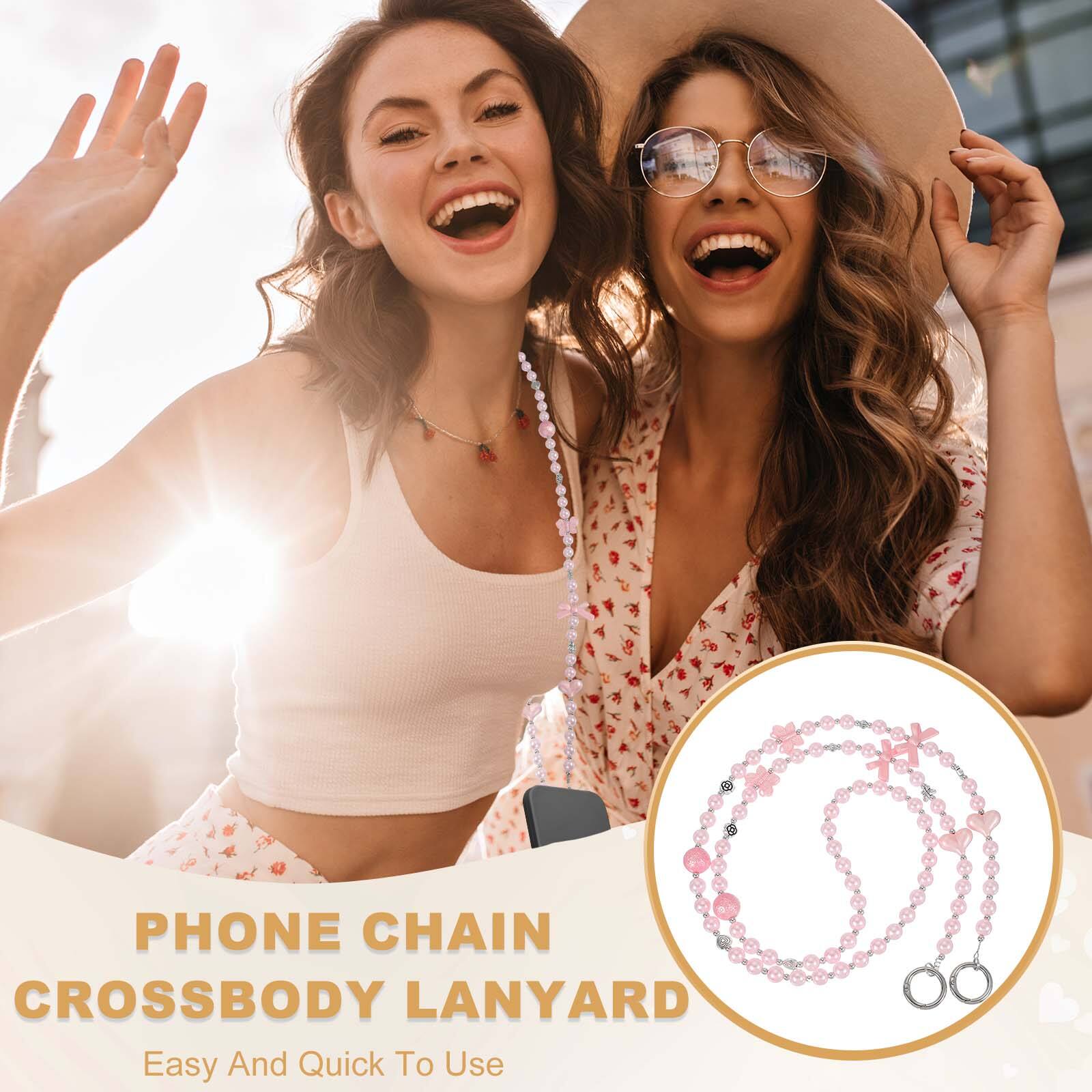 PHONE CHAIN CROSSBODY LANYARD  
Easy And Quick To Use