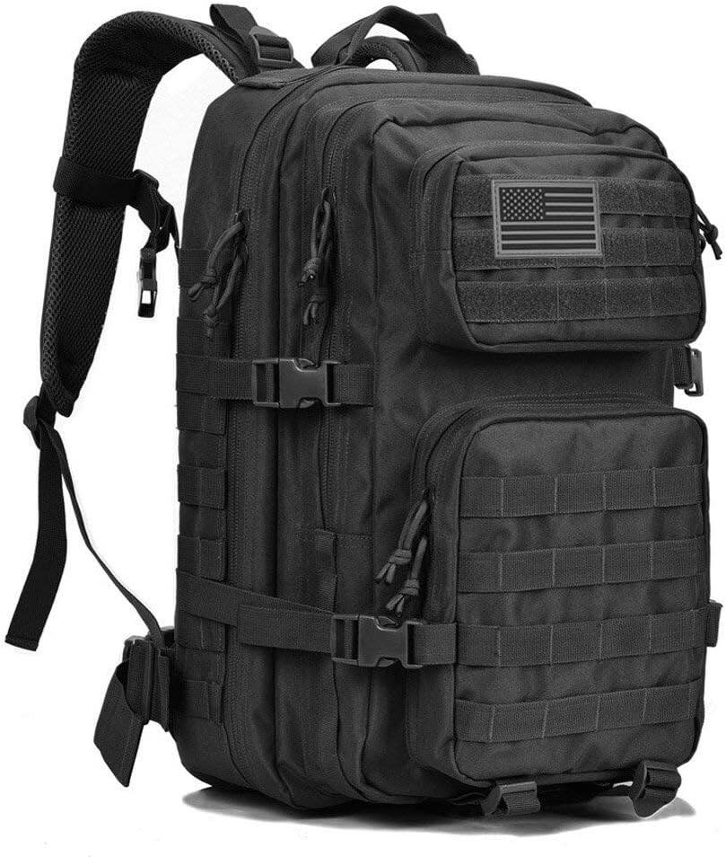 Vulpecula Spade - Military Tactical Backpack Large Army 3 Day Assault Pack Molle Bag Backpacks - Black