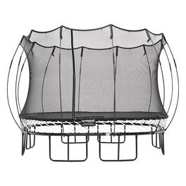 Springfree Trampoline - Springfree Large Square Backyard Trampoline With Enclosure and Hidden Frame, 11'
