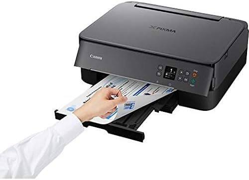 Back. Canon - CANON TS5320a Color Inkjet All-in-One, Wireless, Duplex Printing, Flatbed Scanner, 4800x1200 DPI - Black - Black.
