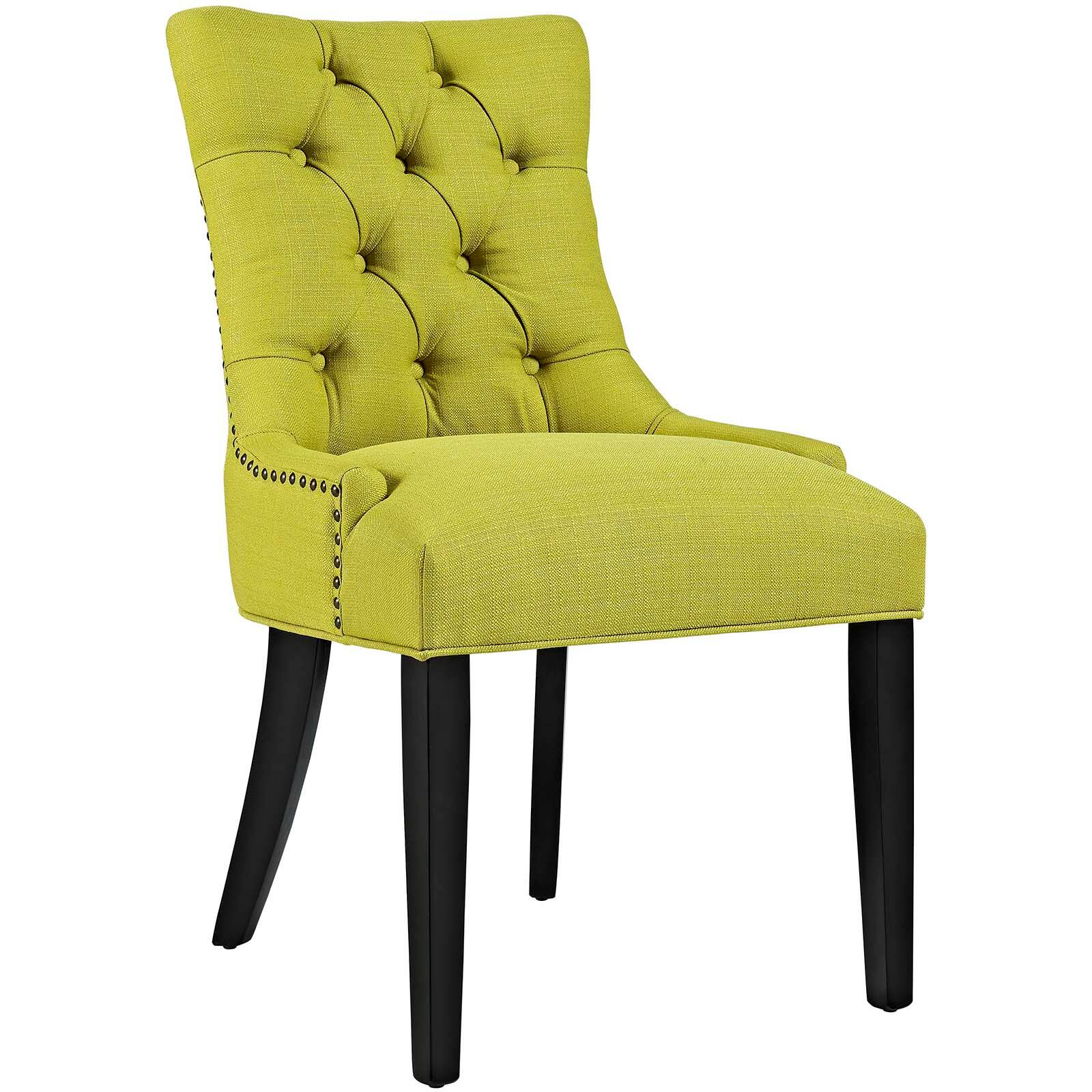 Left. Modway - Regent Fabric Dining Side Chair Set of 2 by Modway - Wheatgrass.