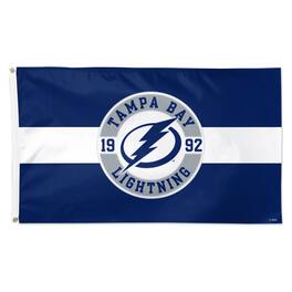 WinCraft - Tampa Bay Lightning 3' x 5' Applique Flag - Multicolor