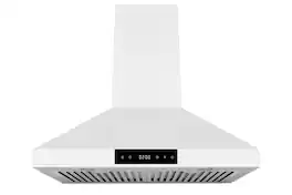 Hauslane - 30 inches - Convertible - Wall Range Hood - Matte White