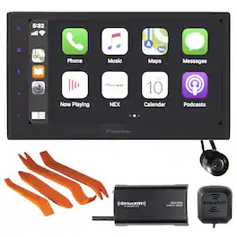 Pioneer - DMH-1770NEX 6.8" Digital Multimedia Receiver Bundled with + (1) Bullet Style Back-up Camera + (1) SiriusXM Satel - Black