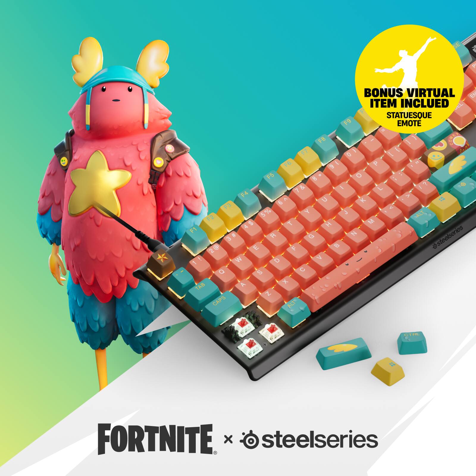 SteelSeries PBT Accessory Keycaps Fortnite Guff Edition Multi - Best Buy
