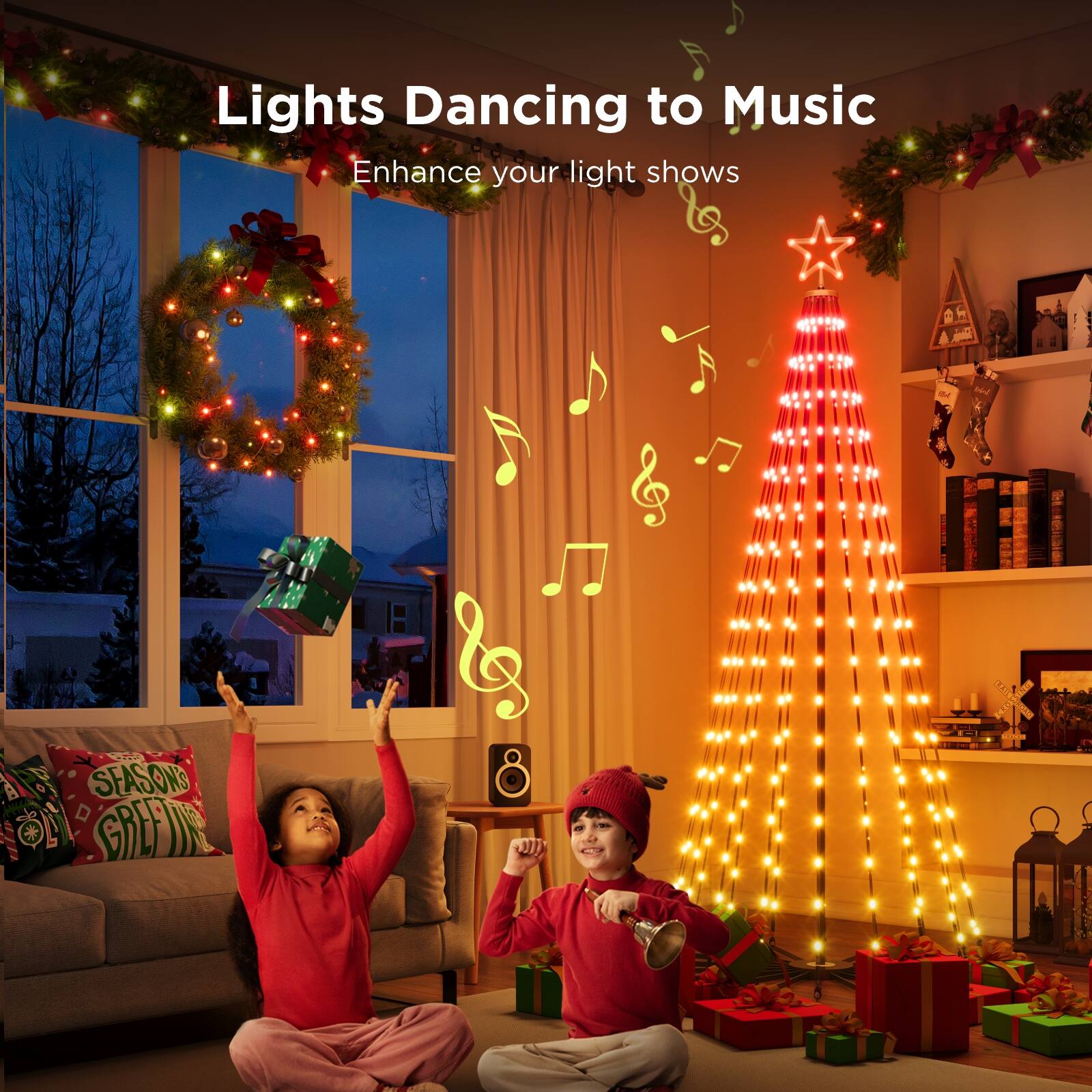 Lights Dancing to Music  
Enhance your light shows