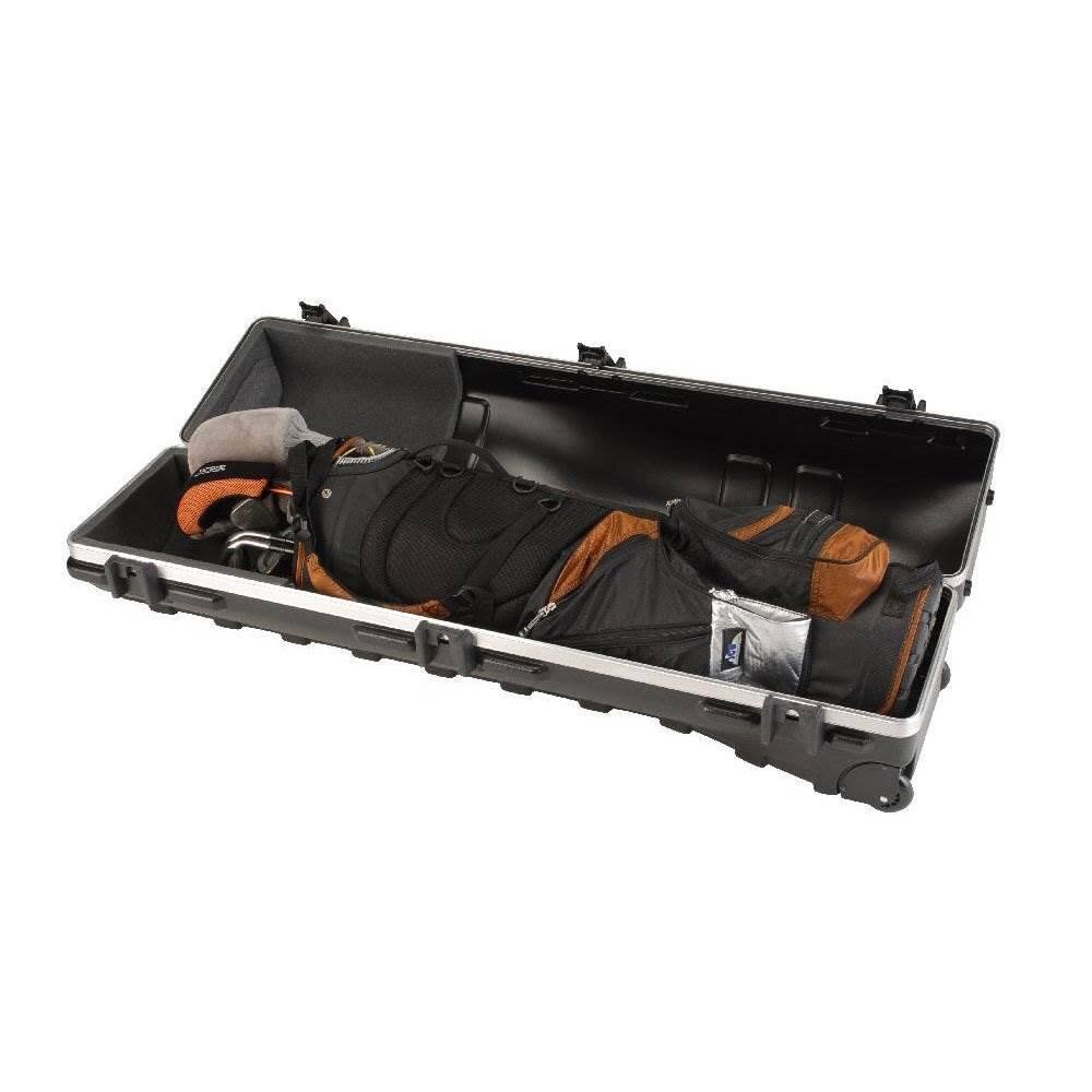 Alt View 10. SKB - SKB Cases ATA Deluxe Standard Hard Plastic Storage Wheeled Golf Bag Travel Case - Black.