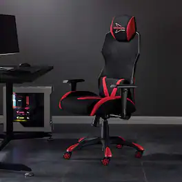 Speedster Mesh Gaming Computer Chair by Modway - Black Red