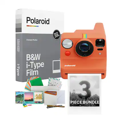 Polaroid 8 Instant Black & White i-Type Film Not for vintage cameras 2 Nu 2-40 UTOPO FOLTER ReoSOn + polaroid 3 PIECE BUNDLE