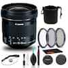 Canon EF-S 10-18mm f/4.5-5.6 IS STM Lens
Canon Lens Hood
Canon Lens Cap
Canon Lens Cleaning Kit (includes brush, cloth, and solution)
Canon Lens Cleaning Spray
Canon Lens Cleaning Pen
Canon Lens Cleaning Cloth
Canon Lens Case
Canon Lens Filter Set (UV, ND, CPL)