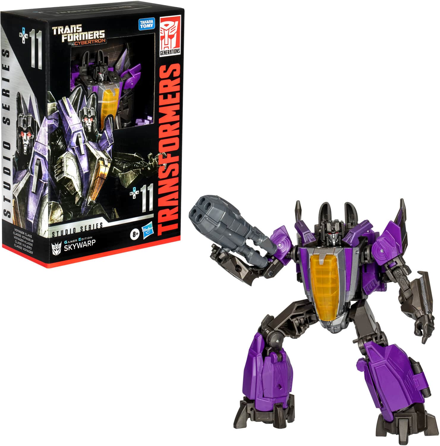 Hasbro - Collectibles - Transformers: War for Cybertron - Studio Series - Voyager Class 11 Skywarp - COLLECTABLES - Multicolor