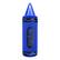 Left. Crayola - 5-Watt Portable Bluetooth Rechargeable Crayon Speaker with FM Radio, TWS, USB/microSD/Aux, 3 Hr Play Time - Blue.