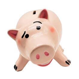 Disney - Toy Story Hamm 9 Inch Ceramic Piggy Bank - Pink