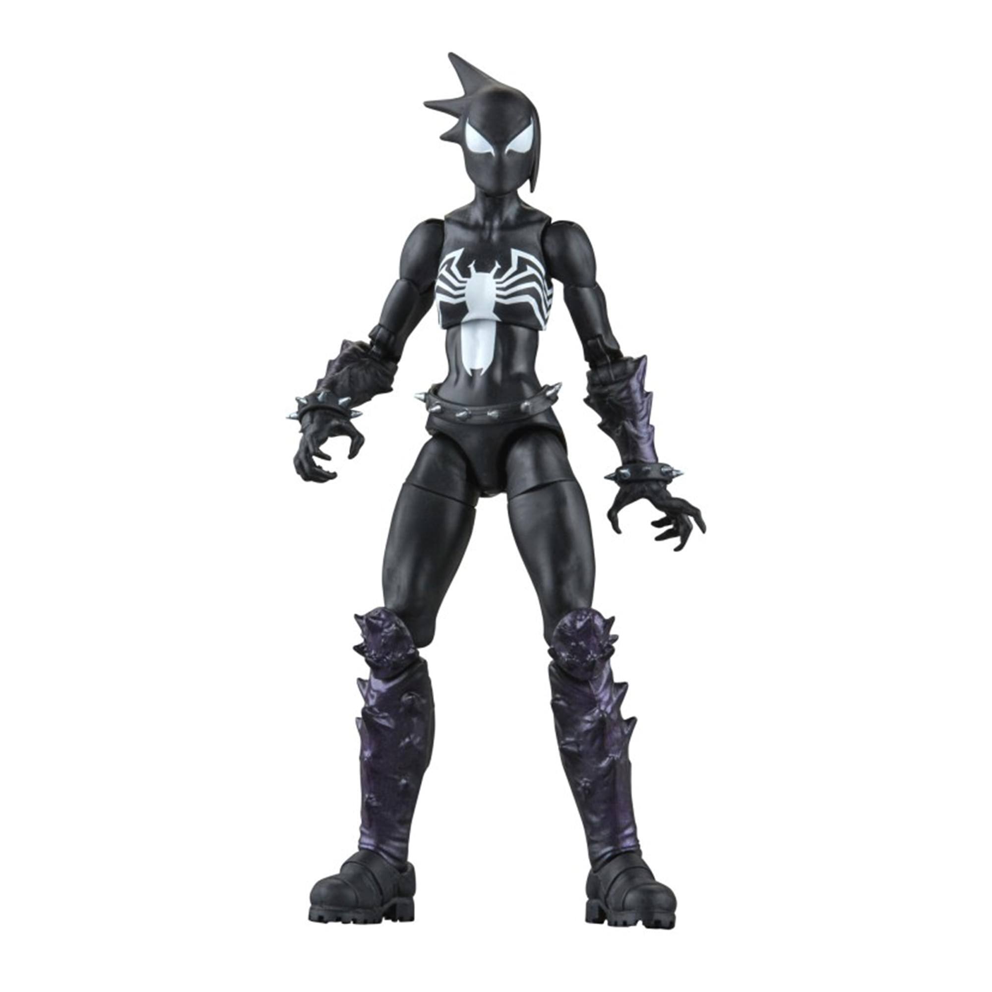 Alt View 10. Hasbro - Marvel Legends 6 Inch Action Figures | Venom Space Knight & Mania - Black/White.