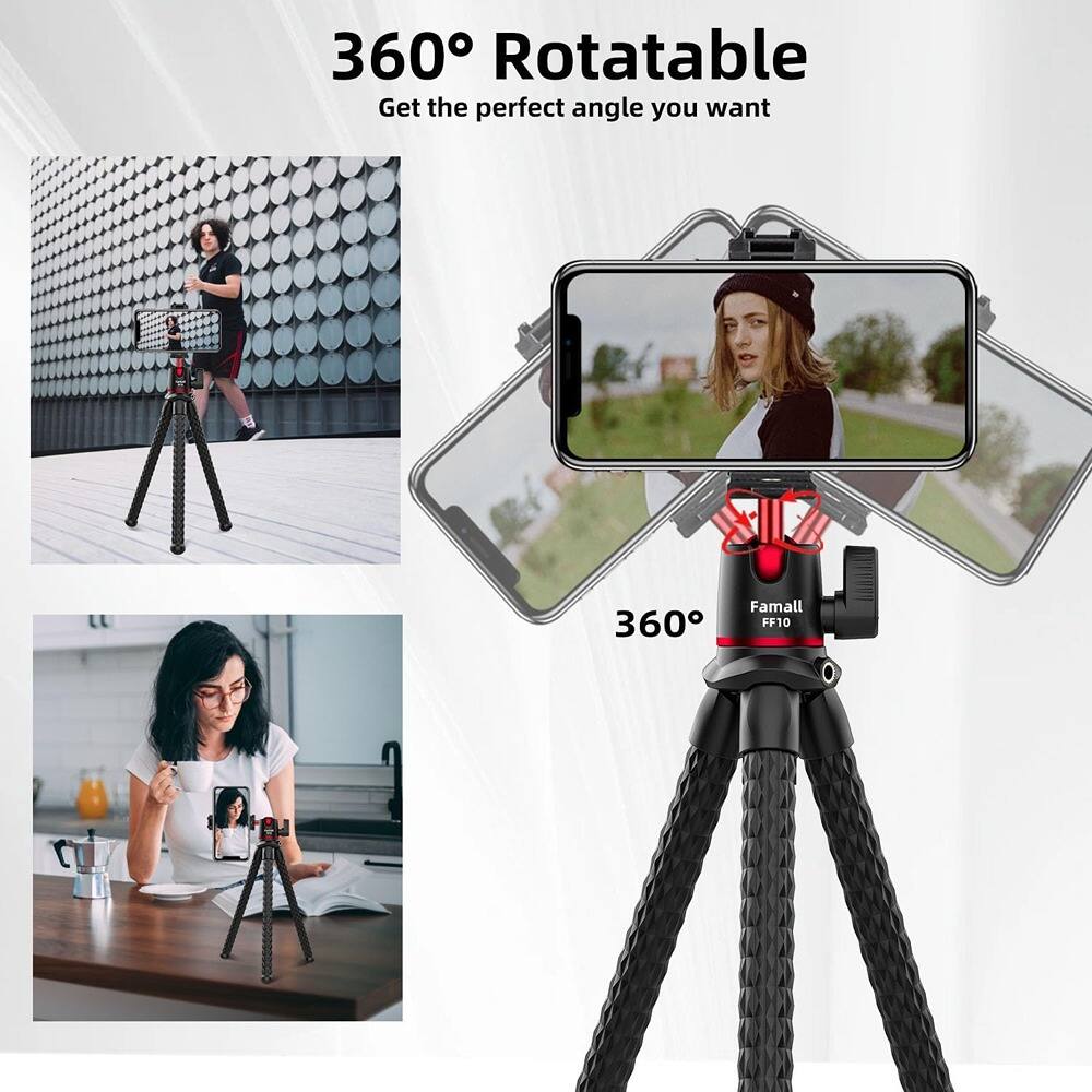 360° Rotatable  
Get the perfect angle you want  

360°  

Famall  
FF10
