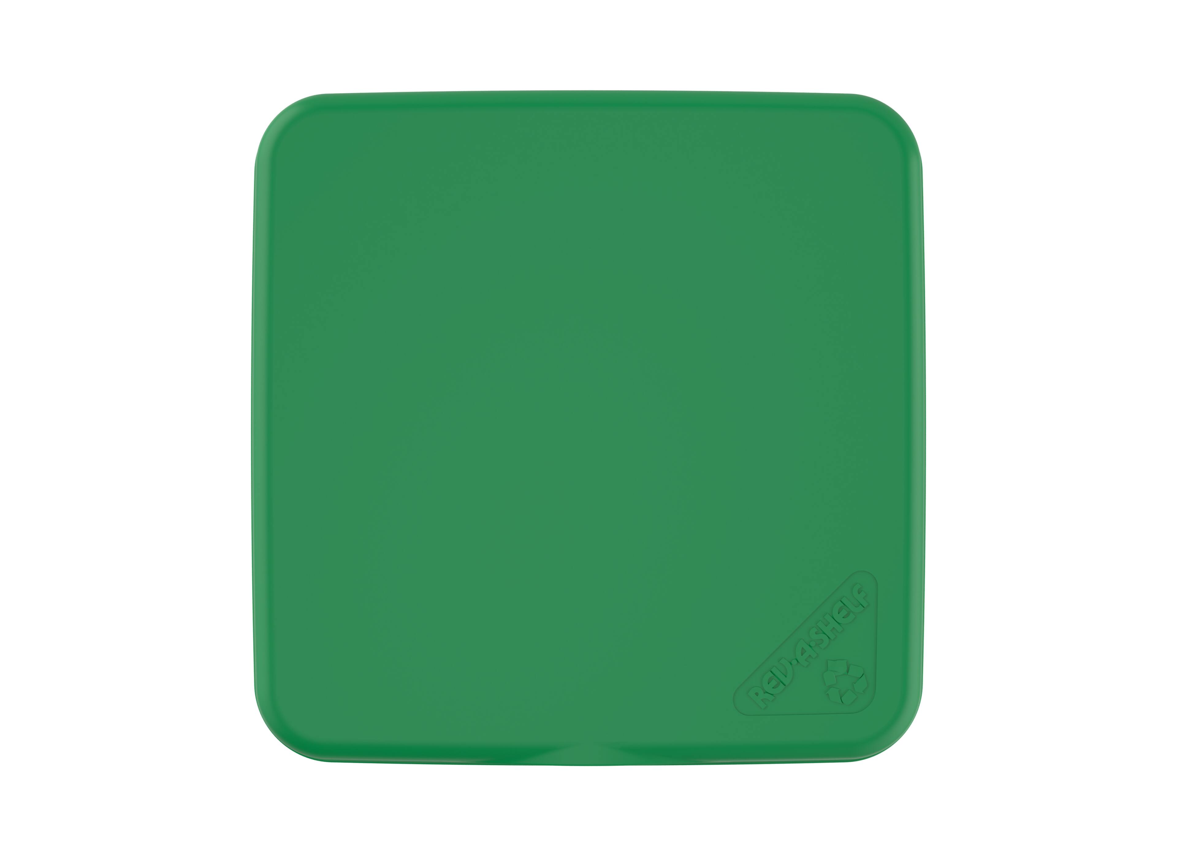 Alt View 8. Rev-A-Shelf - Rev-A-Shelf 27 qt. Trash Can Replacement Lid, Green, RV-1024-LID-G-1 - Green.