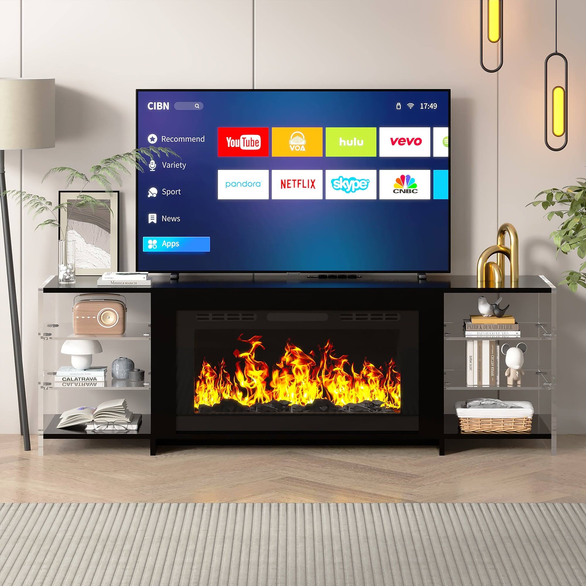 CIBN  
17:49  
Recommend  
YouTube  
VOA  
hulu  
vevo  
Variety  
Sport  
pandora  
NETFLIX  
Skype  
CNBC  
News  
Apps  

CALL  
CALATRAVA  
AVATITAJAO