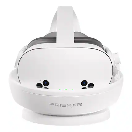 Front. PRISMXR - Carina D1S Charging Dock for Meta Quest 3S (With Charger/Passthrough).