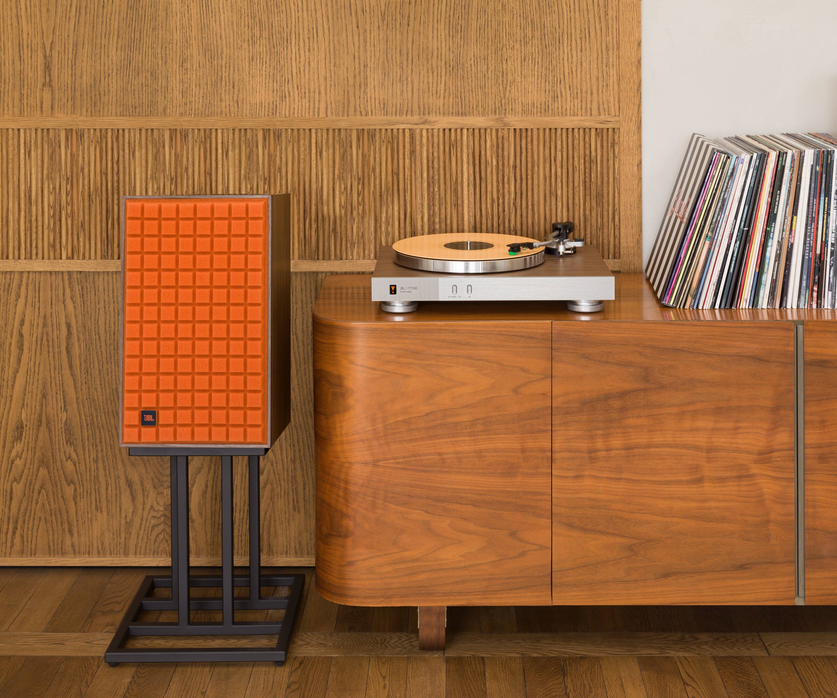 Alt View 14. JBL - L82 Classic MkII 8" 2-Way Bookshelf Speaker (Pair) - Walnut.