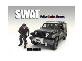 SWAT Team Rifleman Figure For 1:18 Scale Models by American Diorama - Multi