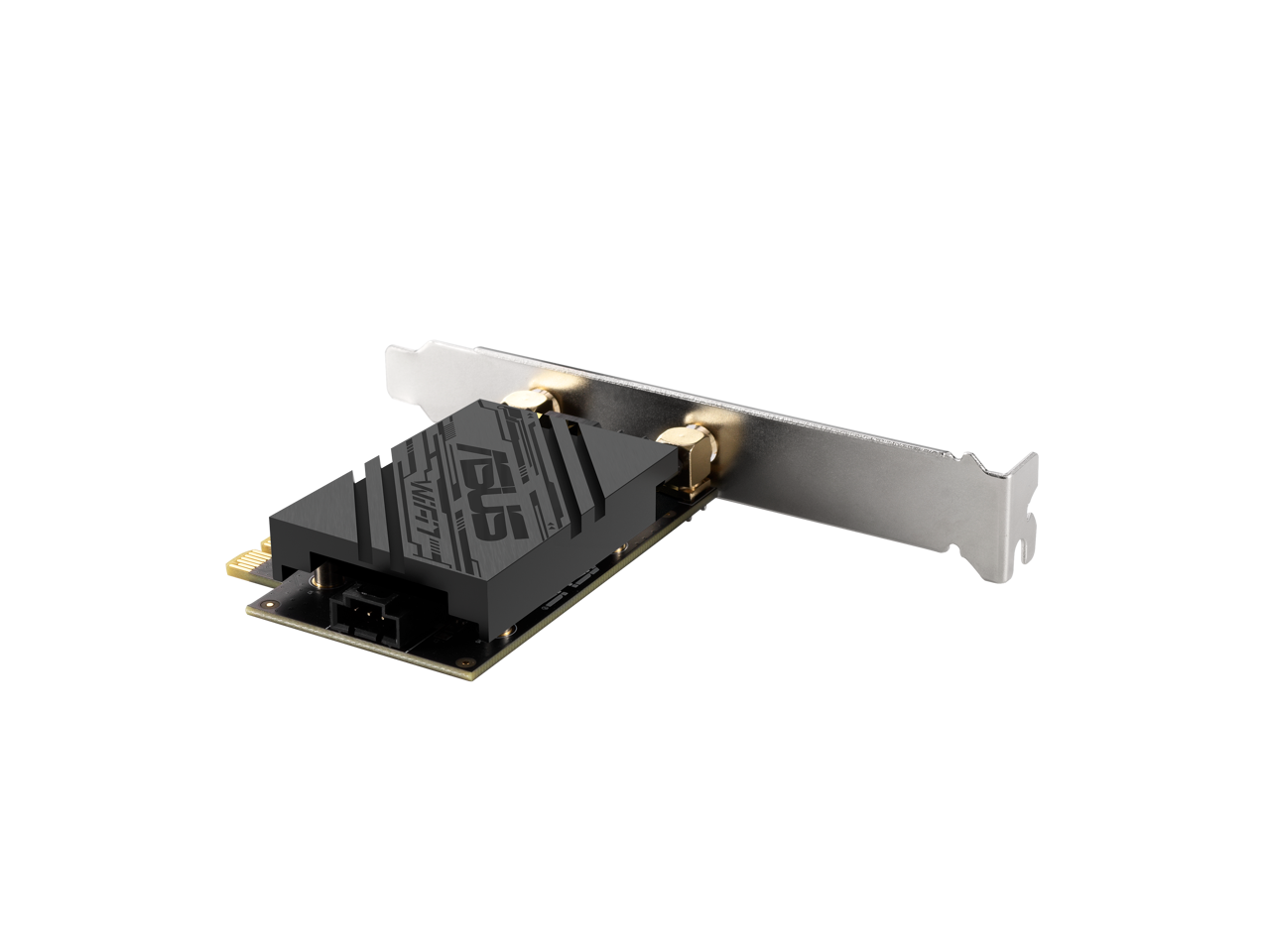 ASUS - BE6500 Tri-Band PCIe WiFi 7, BT 5.4, WPA3, MU-MIMO, MLO - Black