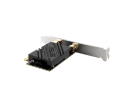 ASUS - BE6500 Tri-Band PCIe WiFi 7, BT 5.4, WPA3, MU-MIMO, MLO - Black
