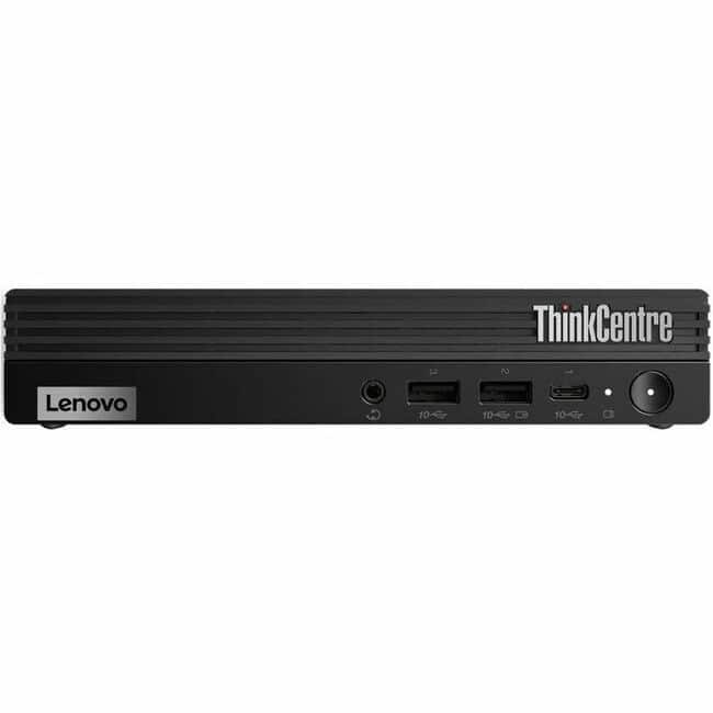 Lenovo - ThinkCentre M75q Gen 5 12RQ000HUS Desktop Computer - AMD Ryzen 3 PRO 8300GE - 16 GB - 256 GB SSD - Tiny - Black