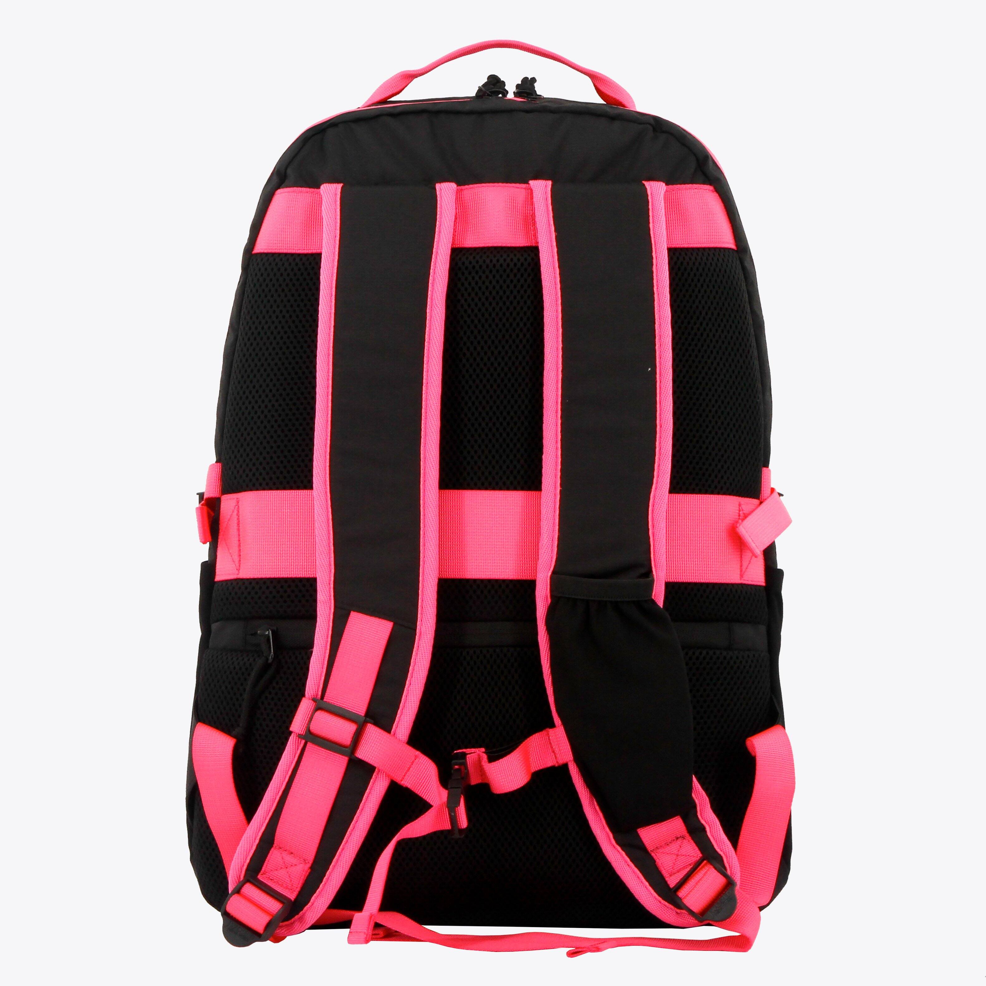 Alt View 1. J World - J World Girls Stride Laptop Backpack for School and Travel, Black/Pink - BLACK/PINK.