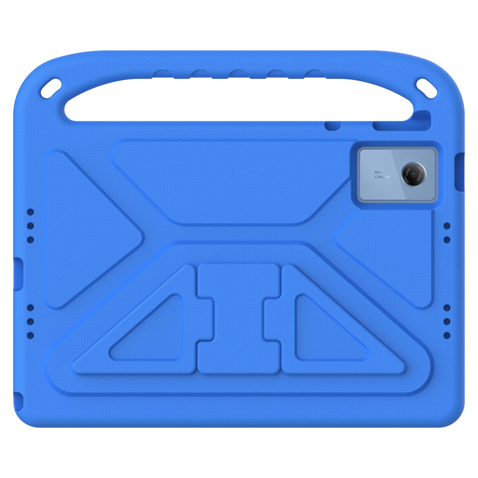 Left. UUCOVER - Lightweight EVA Kids Case for Lenovo Idea Tab 11 inch (TB336) 2025/ K11 Gen 2 Shockproof Handle Stand Anti-Slip Cover - Blue.