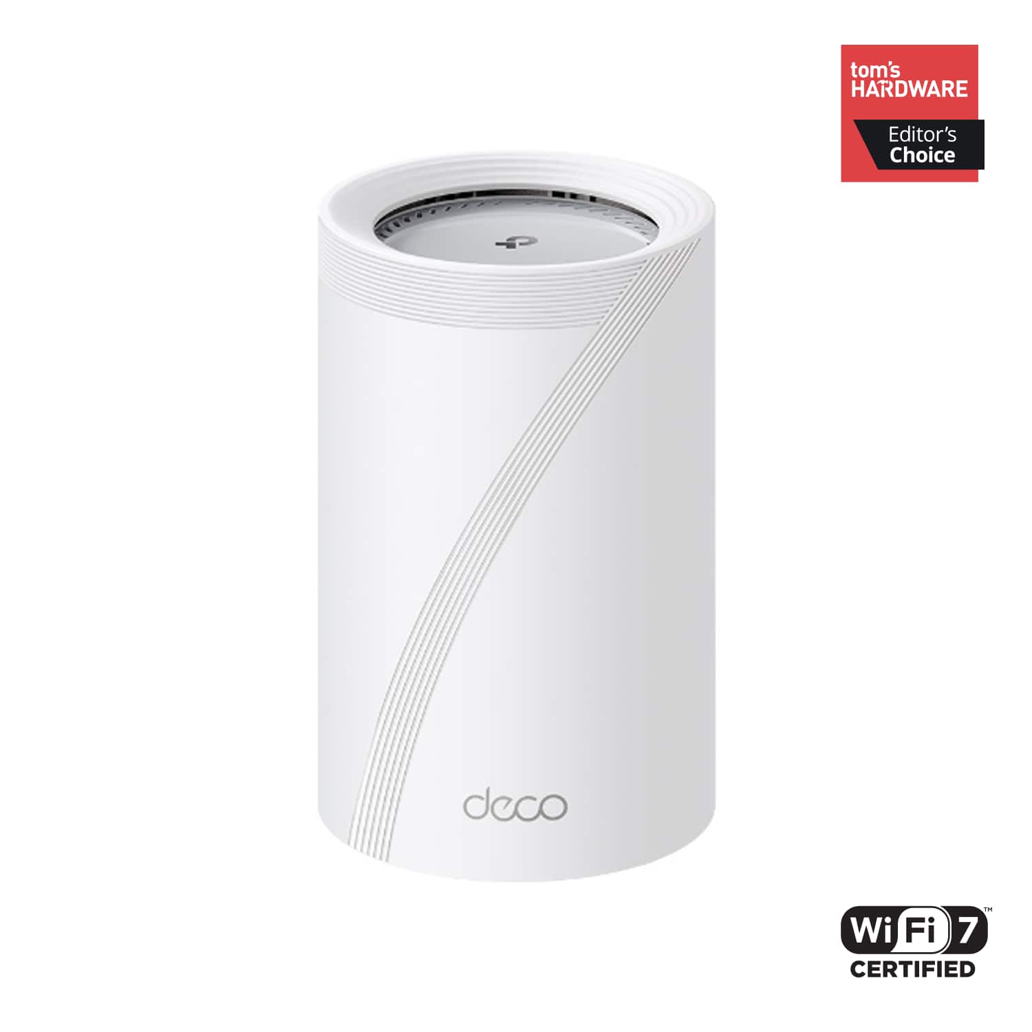 TP-Link - Deco 7 Pro BE11000 Tri-Band Wi-Fi 7 Whole Home Mesh Router System - Deco BE65 Pro (1-pack) - White