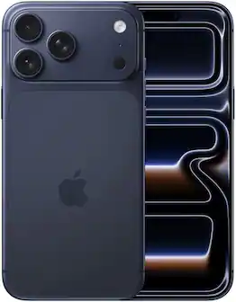 Apple - Refurbished Excellent - Pre-Owned Excellent iPhone 17 Pro Max 5G 256GB - Deep (Unlocked) - Blue