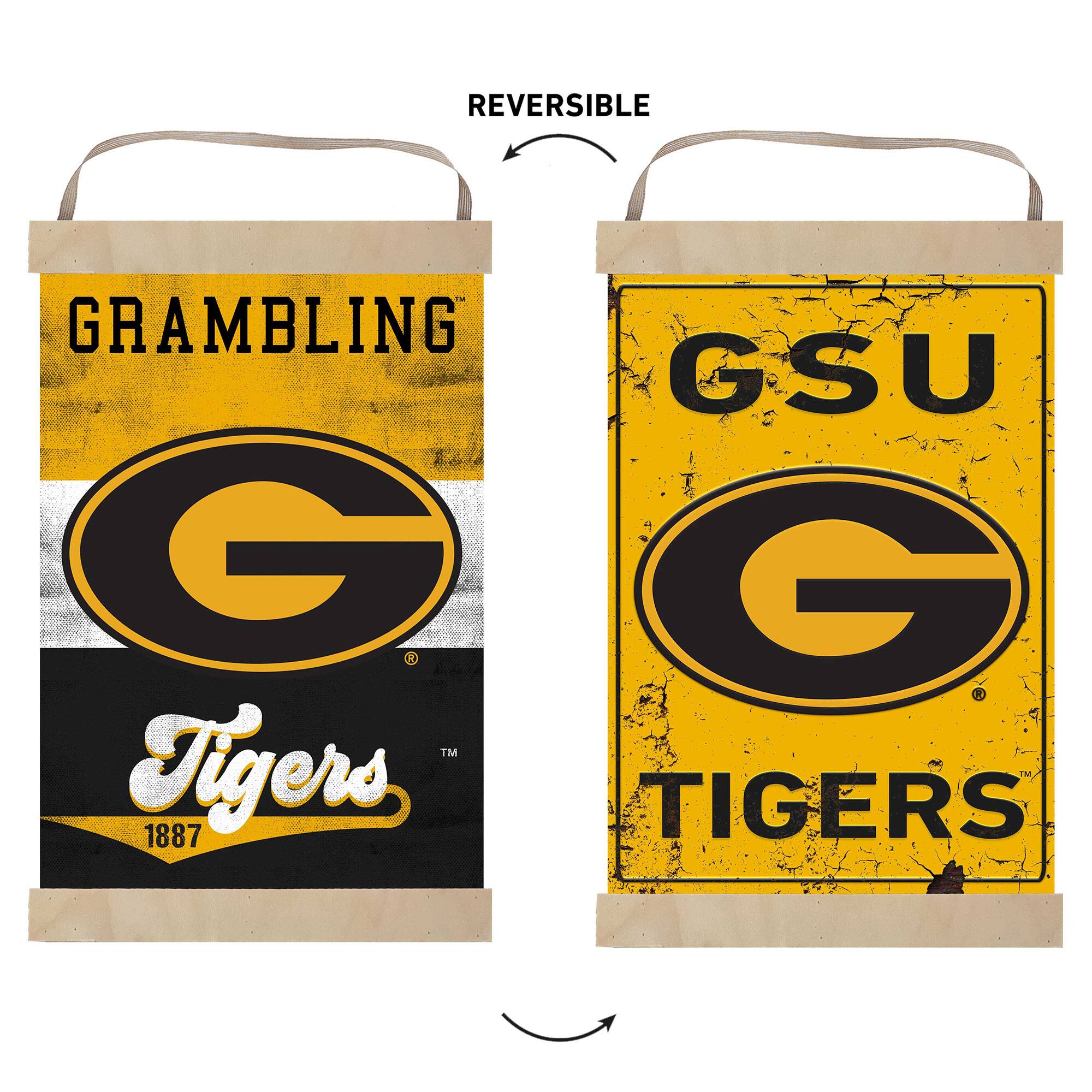 REVERSIBLE  
GRAMBLING GSU  
A TM Tigers 1887 TIGERS