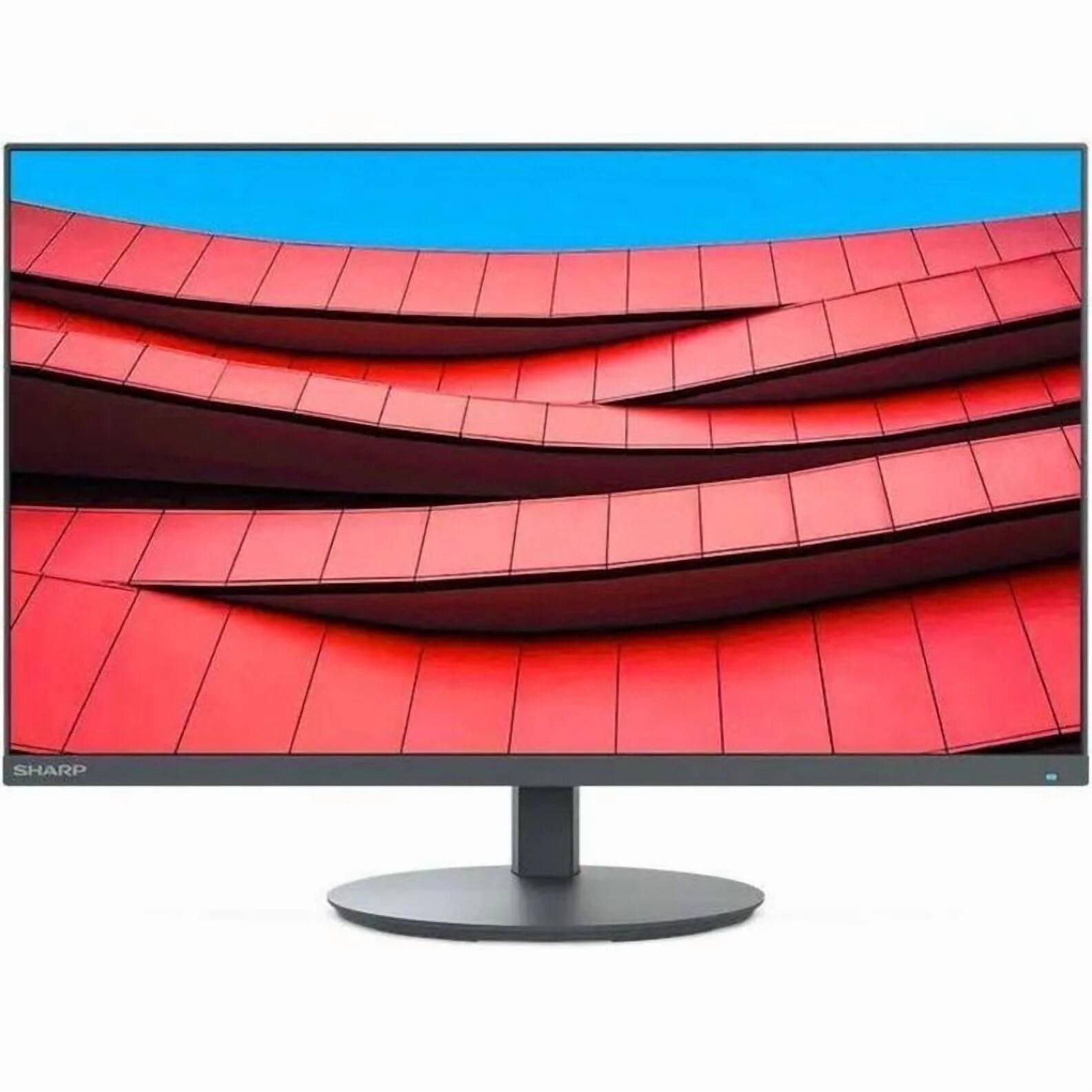 Back. Sharp - Sharp MultiSync DD-E244F 24" Class Full HD LED Monitor - 16:9 - Black - 23.8" Viewable - In-plane Switching (IPS) - Black.